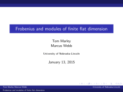 Frobenius and modules of finite flat dimension