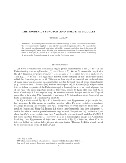 The Frobenius functor and injective modules