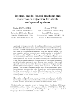 Internal Model Based Tracking and Disturbance Rejection for Stable Well-Posed Systems