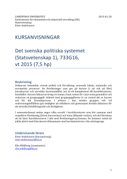 Kursanvisningar Det svenska politiska systemet vt 2015.pdf