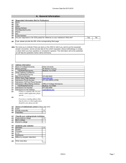 Common Data Set