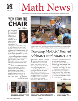 Fall 2015 newsletter