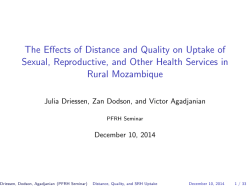 The Effects of Distance and Quality on Health Care Utilization in Rural Mozambique