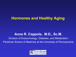 Hormones and Healthy Aging