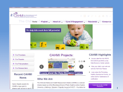 Child and Adolescent Health Measurement Initiative (CAHMI)