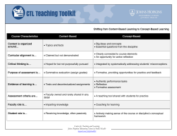 Shifting from Content-based Learning to Concept-based Learning