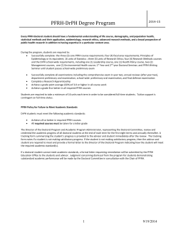 DrPH Handbook