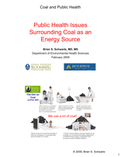 coal and public health