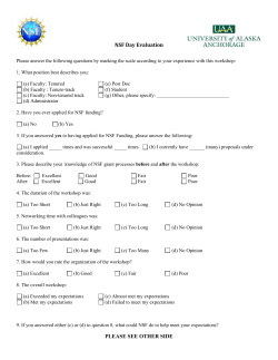 Evaluation form