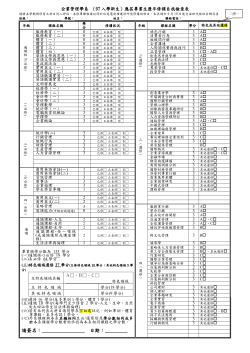 97級畢業學分自審表