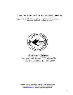Student Charter