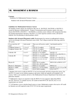 Management and Business