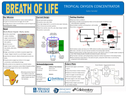 Breath of Life Tropical Oxygen Concentrator