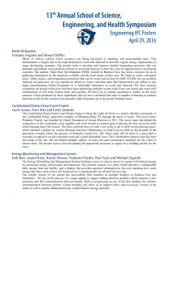 engineering posters and their abstracts