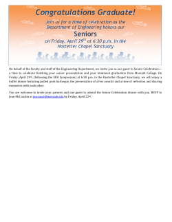 2016 Senior Celebration