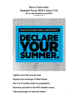 Print Course Catalog