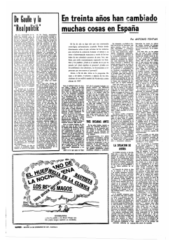 En treinta a&ntilde;os han cambiado muchas cosas en Espa&ntilde;a
