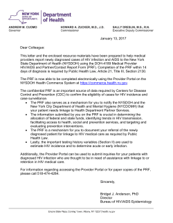 Dear Colleague Letter and Partner Services Materials