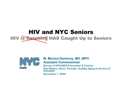 HIV NYC Seniors: HIV Has Caught Up to Seniors
