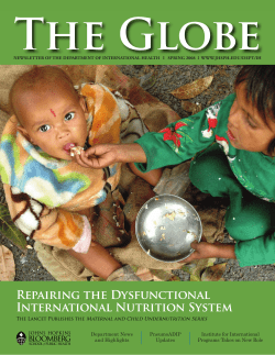 The Globe, Spring 2008