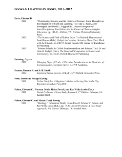 Books and Chapters in Books