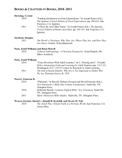 Books and Chapters in Books