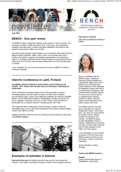 BENCH_Newsletter_L&auml;nsstyrelsen &Ouml;sterg&ouml;tland_110715.pdf