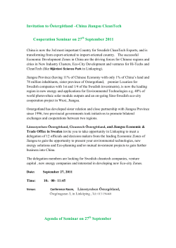 Invitation to &Ouml;sterg&ouml;tland-China Jiangsu Cleantech Seminar on 27th September 2011.pdf