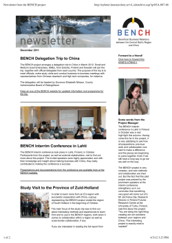 Newsletter from the BENCH project_201112.pdf