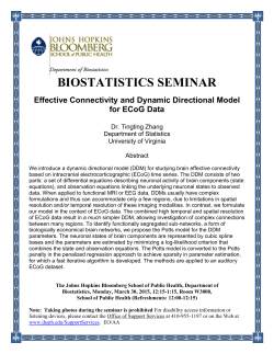 Effective Connectivity and Dynamic Directional Model for ECoG Data