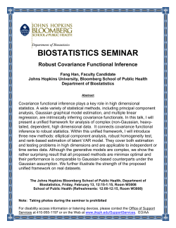 Robust Covariance Functional Inference