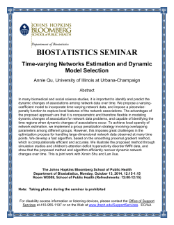 Time-varying Networks Estimation and Dynamic Model Selection