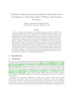 A Bayesian Multivariate Receptor Model for Estimating Source Contributions to Particulate Matter Pollution using National Databases