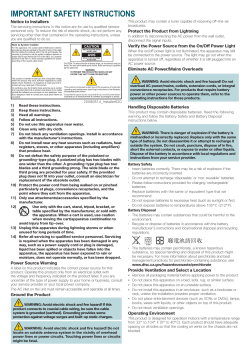 Cisco PDS2100 Series Set-Top Safety Sheet (English)