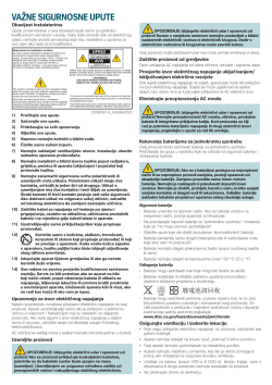 Cisco PDS2100 Series Set-Top Safety Sheet (Croatian)