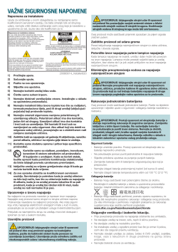 Cisco PDS2100 Series Set-Top Safety Sheet (Bosnian)