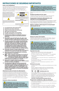 Cisco PDS3141 Set-Top Safety Sheet (Castilian Spanish)