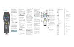 Z8 Series Remote Control User Guide (English) - Generic version only