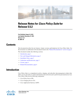 CPS Release Notes