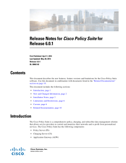 CPS Release Notes