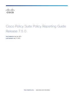 CPS Policy Reporting Guide