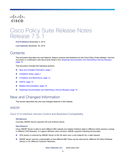 CPS Release Notes