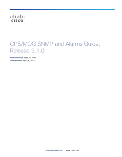 CPS_MOG SNMP and Alarms Guide