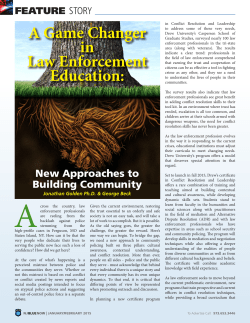 A Game Changer in Law Enforcement Education