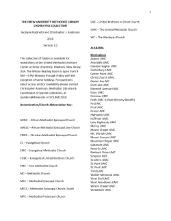 Local Church Files (Methodist) Collection