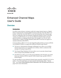 Enhanced Channel Maps User