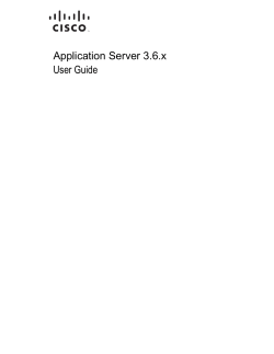 Application Server 3.6.x User Guide