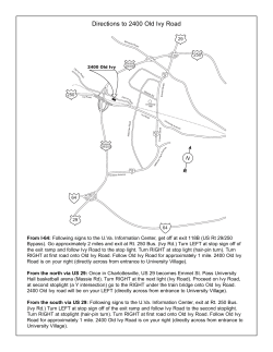 Click for PDF Map and Directions