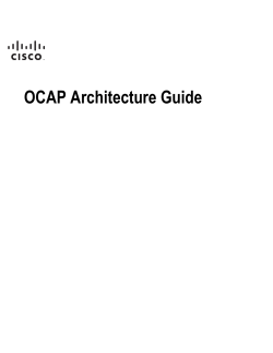 OCAP Architecture Guide