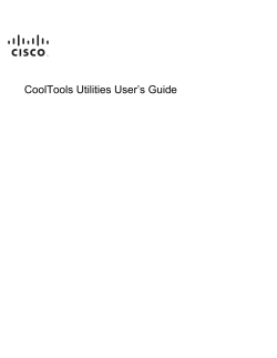 CoolTools Utilities User